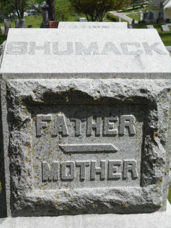 SHUMACK, FAMILY MONUMENT - FATHER/MOTHER - Linn County, Iowa | FAMILY MONUMENT - FATHER/MOTHER SHUMACK 