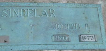 SINDELAR, JOSEPH F. - Linn County, Iowa | JOSEPH F. SINDELAR 
