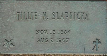SLAPNICKA, TILLIE M. - Linn County, Iowa | TILLIE M. SLAPNICKA 