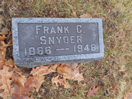 SNYDER, FRANK C. - Linn County, Iowa | FRANK C. SNYDER 
