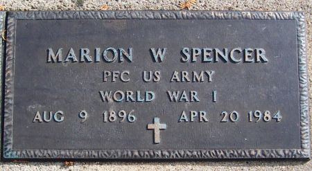 SPENCER, MARION W. - Linn County, Iowa | MARION W. SPENCER 