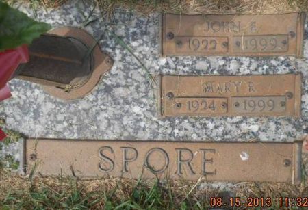 SPORE, JOHN F. - Linn County, Iowa | JOHN F. SPORE 