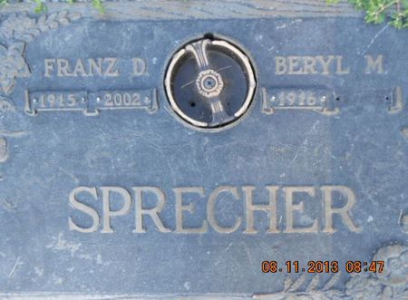 SPRECHER, FRANZ D. - Linn County, Iowa | FRANZ D. SPRECHER 