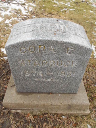 STARBUCK, CORA E. - Linn County, Iowa | CORA E. STARBUCK 