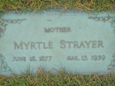 STRAYER, ALICE FRANCES MYRTLE - Linn County, Iowa | ALICE FRANCES MYRTLE STRAYER 