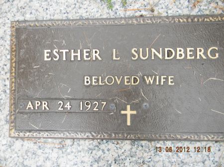 SUNDBERG, ESTHER L. - Linn County, Iowa | ESTHER L. SUNDBERG 
