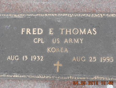 THOMAS, FRED E. - Linn County, Iowa | FRED E. THOMAS 