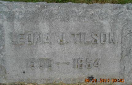 TILSON, LEONA J. - Linn County, Iowa | LEONA J. TILSON 
