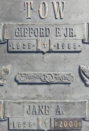 TOW, JR., GIFFORD F. - Linn County, Iowa | GIFFORD F. TOW, JR. 