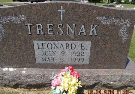 TRESNAK, LEONARD E. - Linn County, Iowa | LEONARD E. TRESNAK 