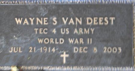 VAN DEEST, WAYNE S. - Linn County, Iowa | WAYNE S. VAN DEEST 