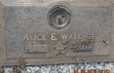 WALLACE, ALICE E. - Linn County, Iowa | ALICE E. WALLACE 