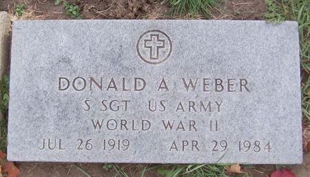 WEBER, DONALD A. - Linn County, Iowa | DONALD A. WEBER 