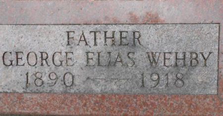 WEHBY, GEORGE ELIAS - Linn County, Iowa | GEORGE ELIAS WEHBY 