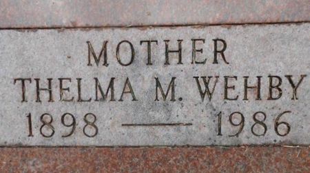 WEHBY, THELMA M. - Linn County, Iowa | THELMA M. WEHBY 