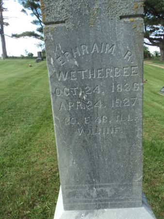 WETHERBEE, EPHRAIM R. - Linn County, Iowa | EPHRAIM R. WETHERBEE 