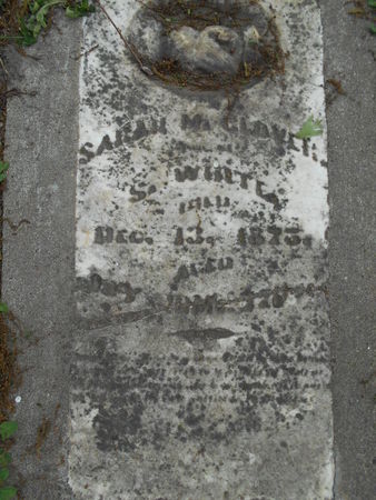 CLOVER WHITE, SARAH M. - Linn County, Iowa | SARAH M. CLOVER WHITE 