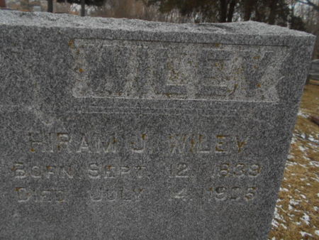 WILEY, HIRAM J. - Linn County, Iowa | HIRAM J. WILEY 