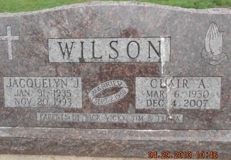 WILSON, JACQUELYN J. - Linn County, Iowa | JACQUELYN J. WILSON 