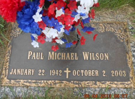 WILSON, PAUL MICHAEL - Linn County, Iowa | PAUL MICHAEL WILSON 