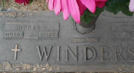 WINDERS, MYRLE A. - Linn County, Iowa | MYRLE A. WINDERS 