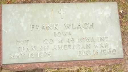 WLACH, FRANK - Linn County, Iowa | FRANK WLACH 