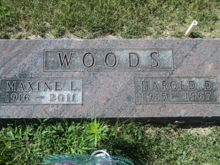 WOODS, MAXINE LOUISE - Linn County, Iowa | MAXINE LOUISE WOODS 