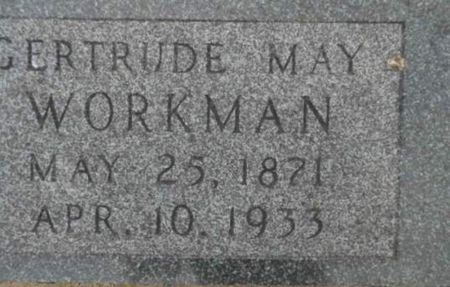 WORKMAN, GERTRUDE MAY - Linn County, Iowa | GERTRUDE MAY WORKMAN 