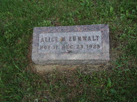 ZUMWALT, ALICE M. - Linn County, Iowa | ALICE M. ZUMWALT 