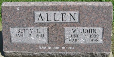 ALLEN, W. JOHN - Louisa County, Iowa | W. JOHN ALLEN 