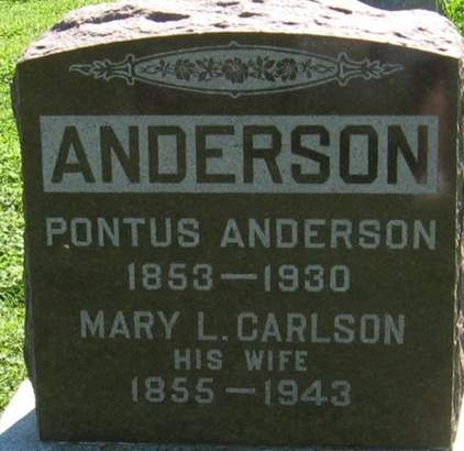 ANDERSON, MARY L. - Louisa County, Iowa | MARY L. ANDERSON 