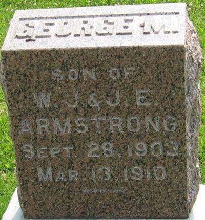 ARMSTRONG, GEORGE M. - Louisa County, Iowa | GEORGE M. ARMSTRONG 