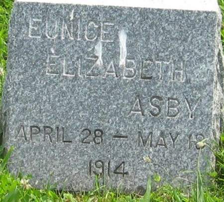 ASBY, EUNICE ELIZABETH - Louisa County, Iowa | EUNICE ELIZABETH ASBY 