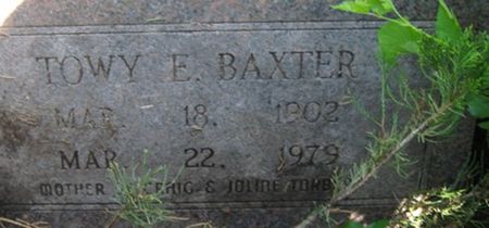 BAXTER, TOWY E. - Louisa County, Iowa | TOWY E. BAXTER 