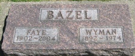 BAZEL, WYMAN - Louisa County, Iowa | WYMAN BAZEL 