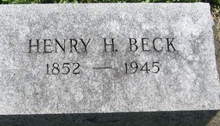 BECK, HENRY H. - Louisa County, Iowa | HENRY H. BECK 