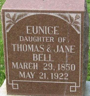 BELL, EUNICE - Louisa County, Iowa | EUNICE BELL 