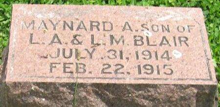 BLAIR, MAYNARD - Louisa County, Iowa | MAYNARD BLAIR 
