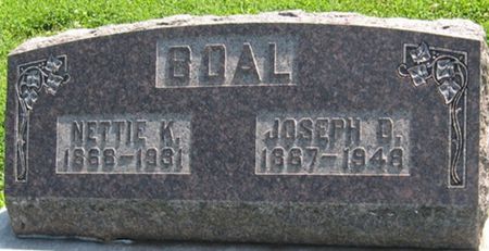 BOAL, NETTIE K. - Louisa County, Iowa | NETTIE K. BOAL 