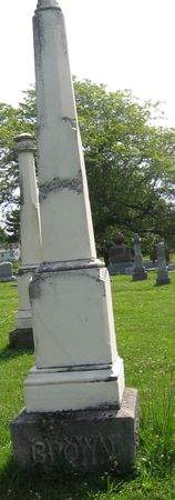 BROWN, FAMILY MONUMENT - Louisa County, Iowa | FAMILY MONUMENT BROWN 