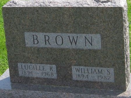 BROWN, WILLIAM S. - Louisa County, Iowa | WILLIAM S. BROWN 
