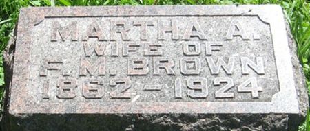 BROWN, MARTHA A. - Louisa County, Iowa | MARTHA A. BROWN 