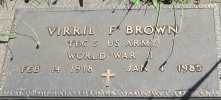 BROWN, VIRRIL F. - Louisa County, Iowa | VIRRIL F. BROWN 