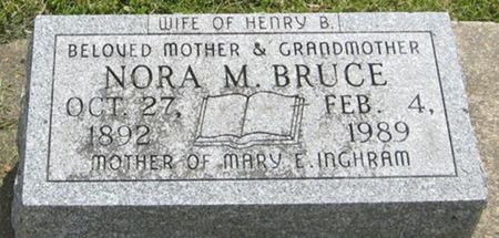 BRUCE, NORA M. - Louisa County, Iowa | NORA M. BRUCE 
