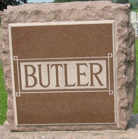 BUTLER, FAMILY MONUMENT - Louisa County, Iowa | FAMILY MONUMENT BUTLER 