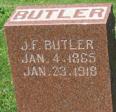BUTLER, J. F. - Louisa County, Iowa | J. F. BUTLER 