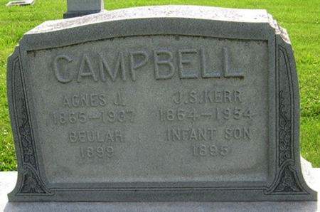 CAAMPBELL, AGNES J. - Louisa County, Iowa | AGNES J. CAAMPBELL 