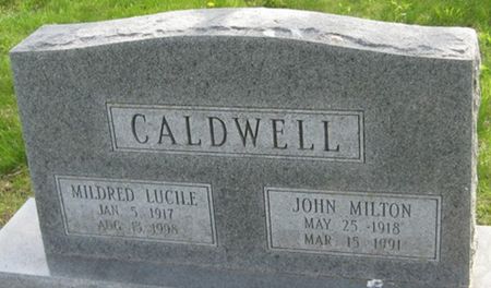 CALDWELL, MILDRED LUCILE - Louisa County, Iowa | MILDRED LUCILE CALDWELL 