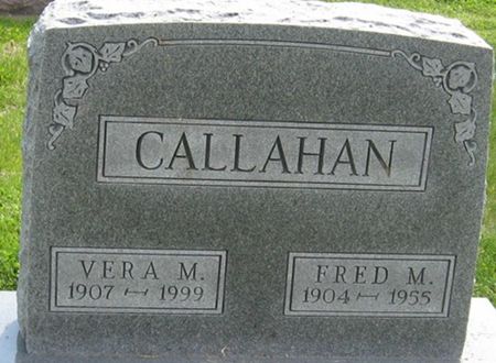 CALLAHAN, VERA M. - Louisa County, Iowa | VERA M. CALLAHAN 