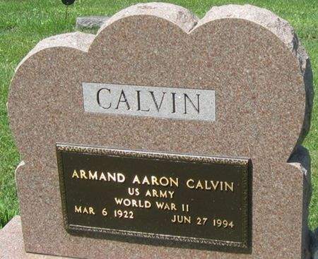 CALVIN, ARMAND AARON - Louisa County, Iowa | ARMAND AARON CALVIN 